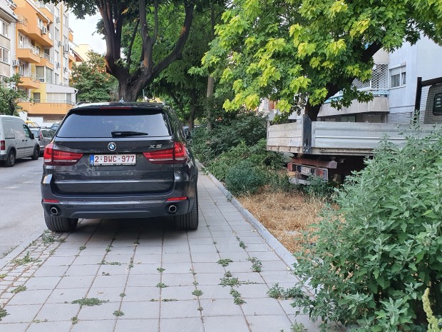 Джип с чужда регистрация вбеси мрежата: А в чужбина така ли паркира?